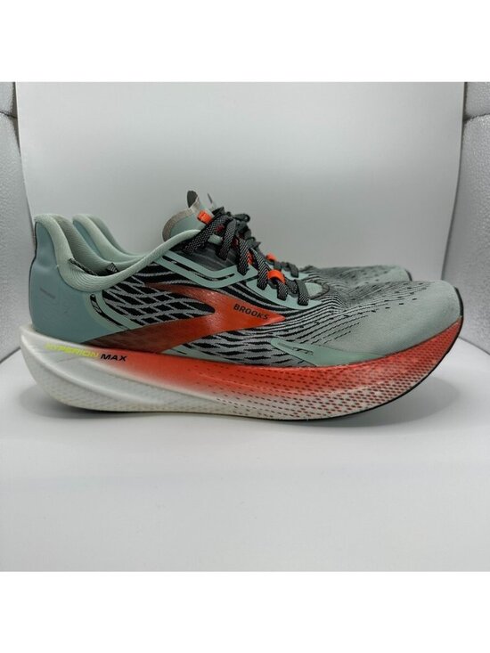 Brooks Other - Brooks Hyperion Max Shoes Mens Size 9 D Green Red Running Cushioned Trainer